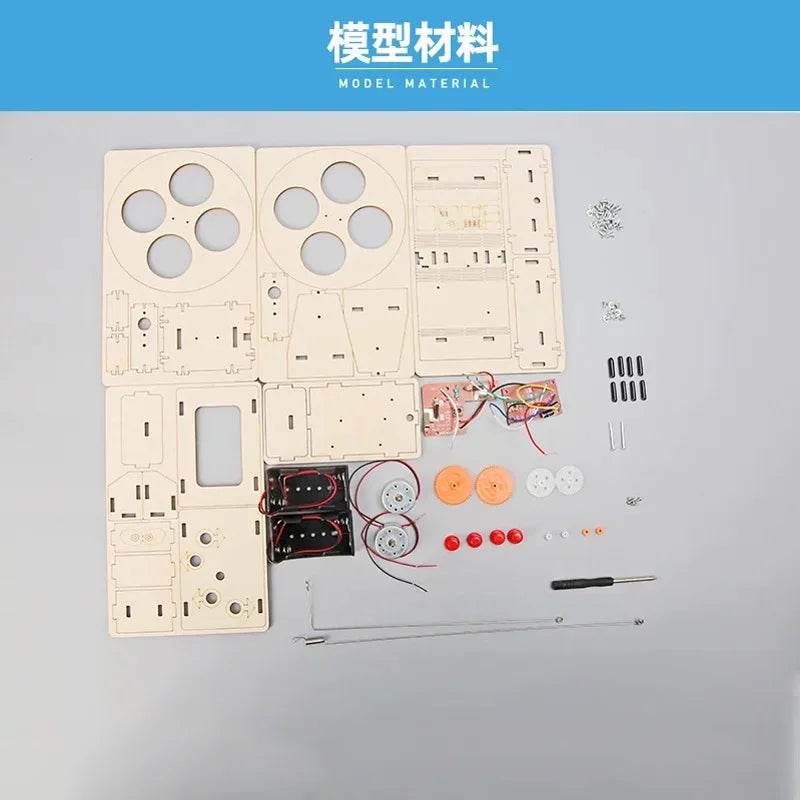 New 3D Assembly Remote Control Robot Model Children's DIY Science Experiment Toy Set Educational Kids Gift - ToylandEU