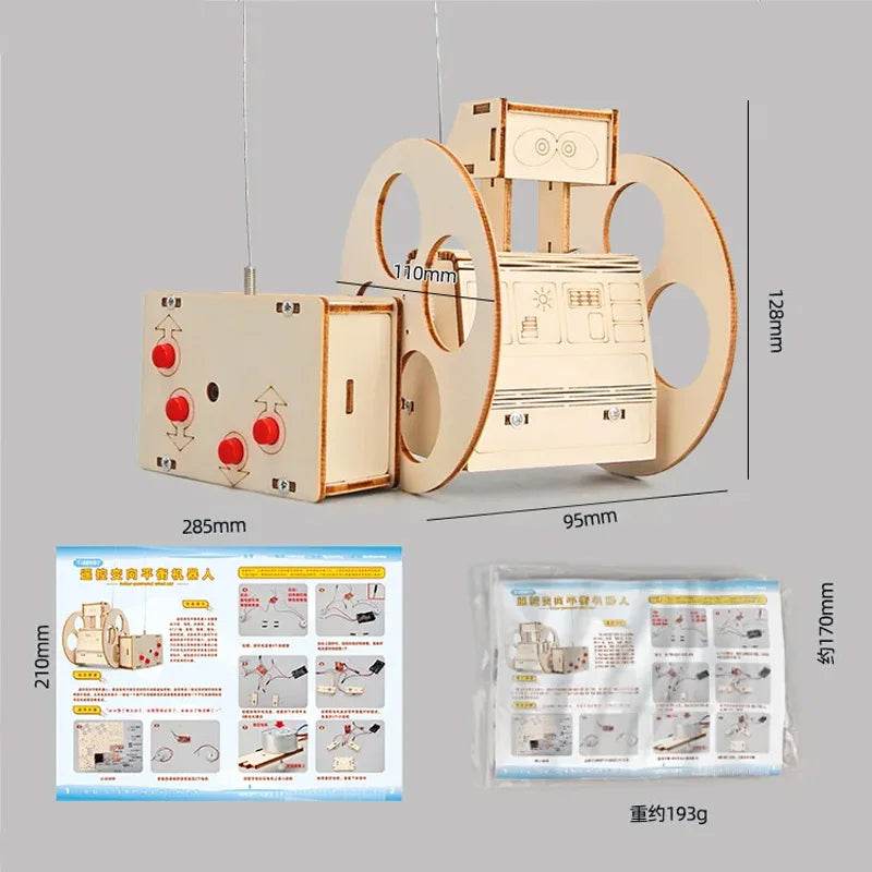 New 3D Assembly Remote Control Robot Model Children's DIY Science Experiment Toy Set Educational Kids Gift - ToylandEU
