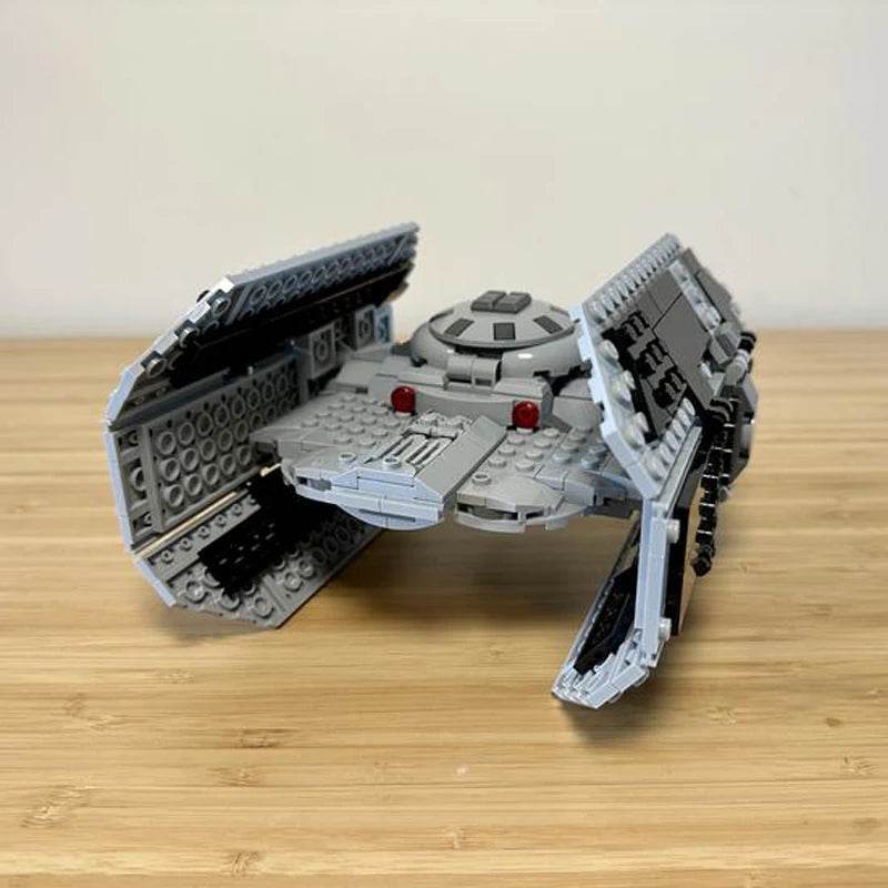 New 445Pcs MOC Spaceship TIE AD Advanced X1 Vader's Fighters Building Blocks Modified From Tie Bomber Bricks Model DIY Toys Gift - ToylandEU
