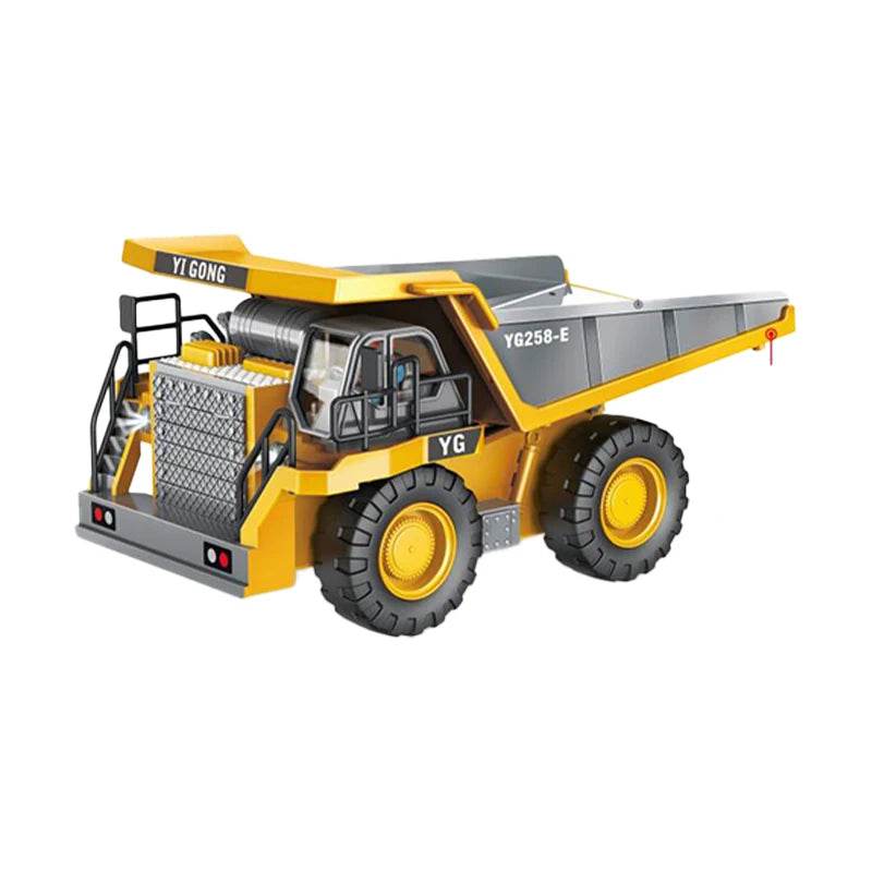 New 4WD Professional Remote Control Excavator Alloy Dump Truck Toys - ToylandEU