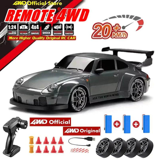 New 4WD Remote Control Car Drift 1 24 Scale For Boys - ToylandEU
