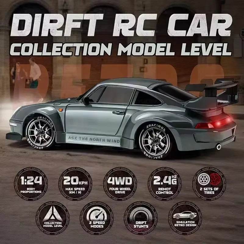 New 4WD Remote Control Car Drift 1 24 Scale For Boys - ToylandEU