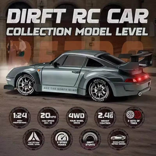 New 4WD Remote Control Car Drift 1 24 Scale For Boys - ToylandEU