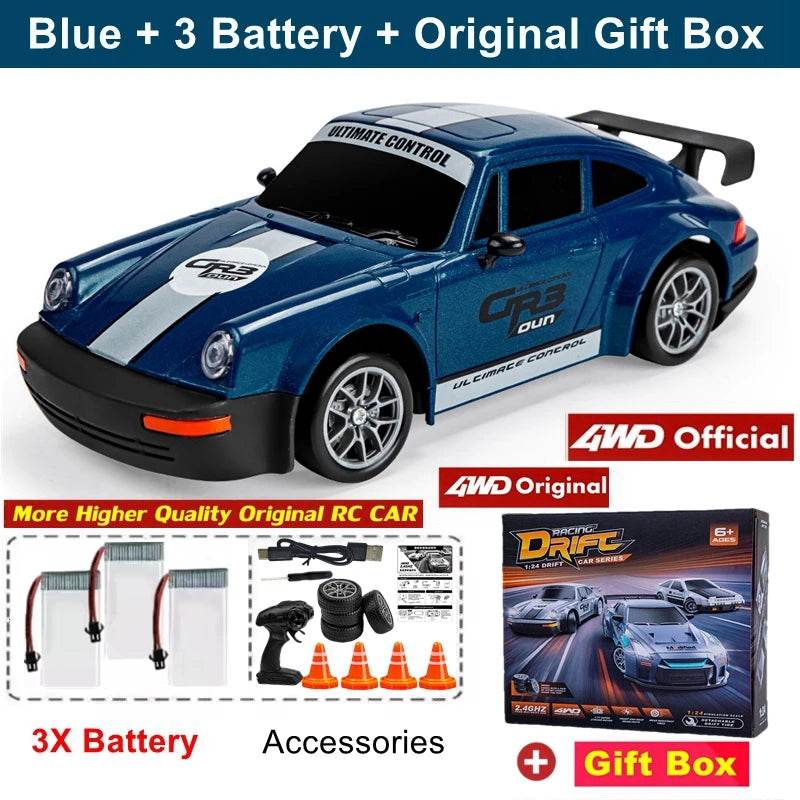 New 4WD Remote Control Car Drift 1 24 Scale For Boys - ToylandEU