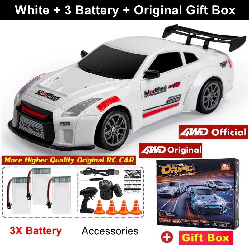 New 4WD Remote Control Car Drift 1 24 Scale For Boys - ToylandEU