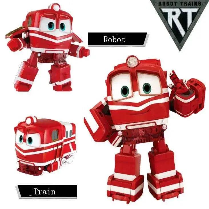  New 4pcs Lot Robot Trains Figures Action Figure Toys Robot Trains Kay, Alf, Duke, Jeffrey, Selly, Victor, Gary, Maxie -  ToylandEU™