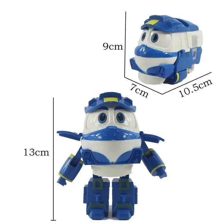  New 4pcs Lot Robot Trains Figures Action Figure Toys Robot Trains Kay, Alf, Duke, Jeffrey, Selly, Victor, Gary, Maxie -  ToylandEU™