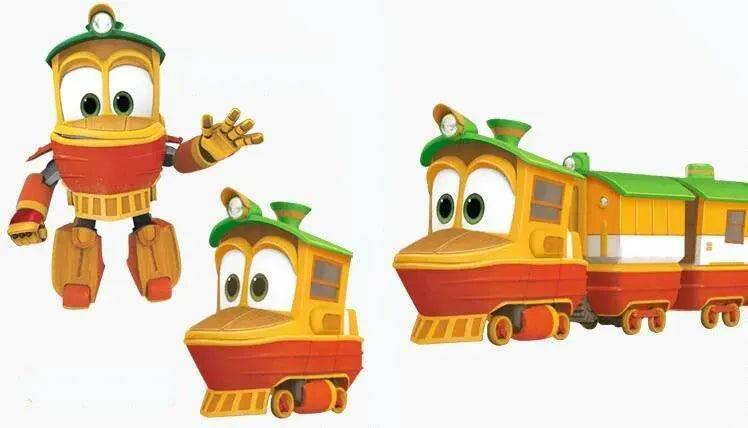  New 4pcs Lot Robot Trains Figures Action Figure Toys Robot Trains Kay, Alf, Duke, Jeffrey, Selly, Victor, Gary, Maxie -  ToylandEU™