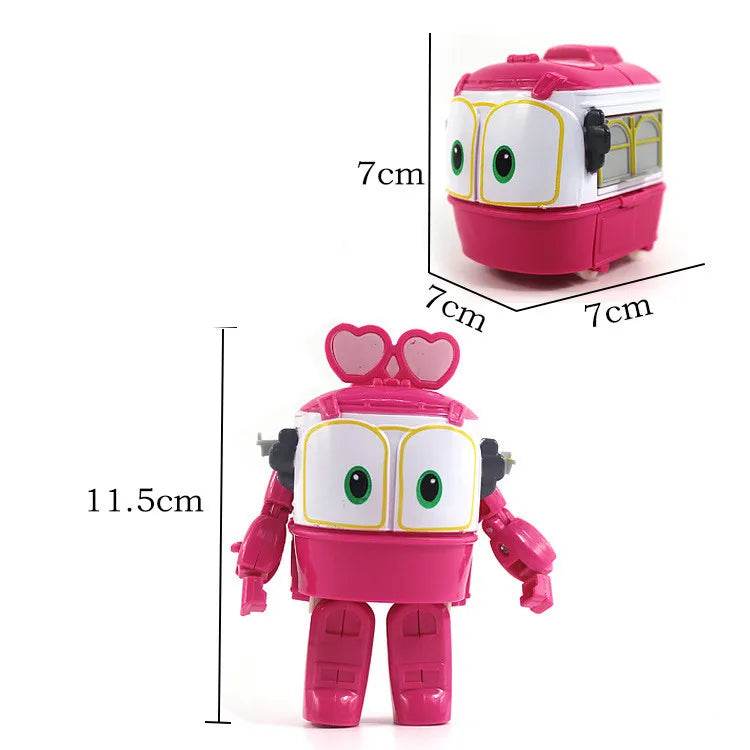 New 4pcs Lot Robot Trains Figures Action Figure Toys Robot Trains Kay, Alf, Duke, Jeffrey, Selly, Victor, Gary, Maxie - ToylandEU