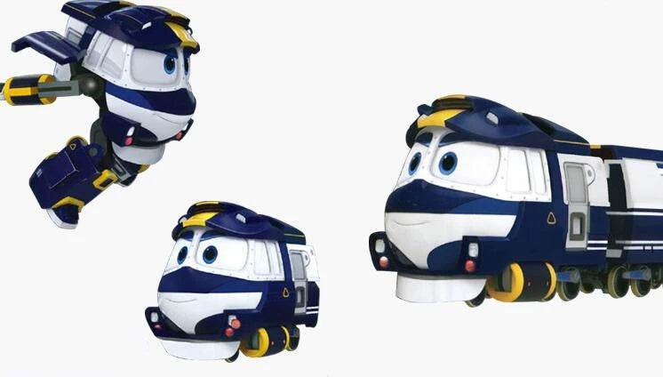 New 4pcs Lot Robot Trains Transformation Robot Action Figures - ToylandEU