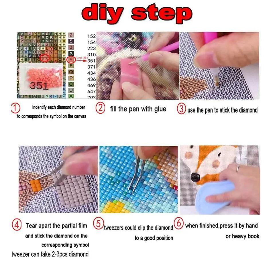  New 5D DIY Diamond Painting Kit - Cartoon Christmas Gnome Mosaic Embroidery for Home Wall Art Decor -  ToylandEU™