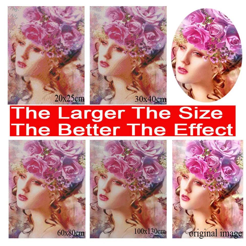 New 5D DIY Diamond Painting Kit - Cartoon Christmas Gnome Mosaic Embroidery for Home Wall Art Decor - ToylandEU