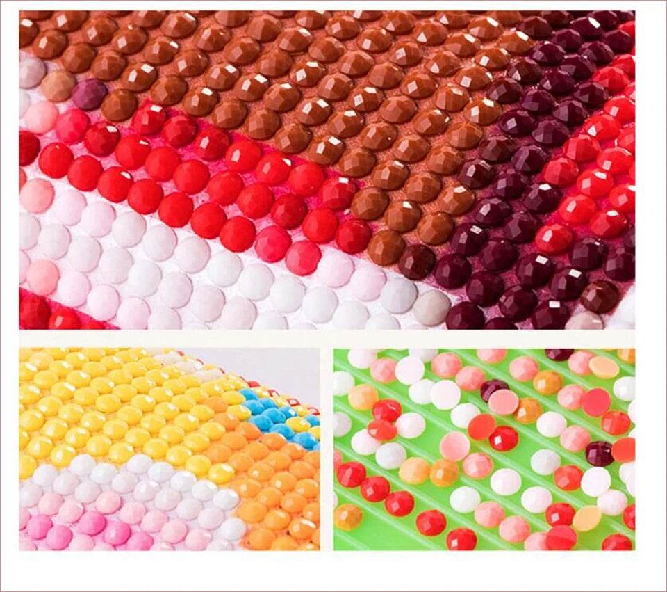 New 5D DIY Diamond Painting Kit - Cartoon Christmas Gnome Mosaic Embroidery for Home Wall Art Decor - ToylandEU