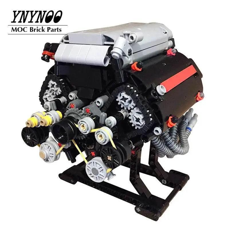 New 871Pcs High-Tech Parts V8 Engine Building Kit Toys -  ToylandEU™