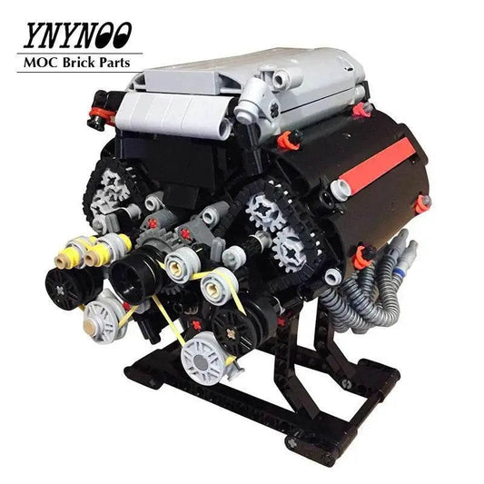  New 871Pcs High-Tech Parts V8 Engine Building Kit Toys -  ToylandEU™