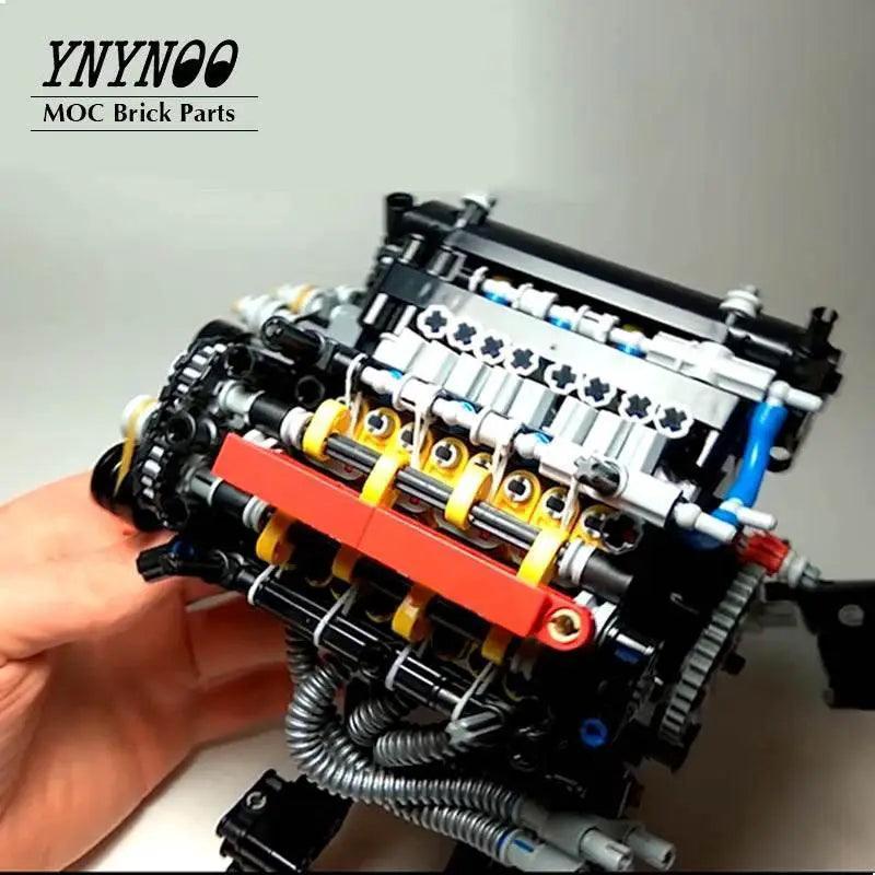  New 871Pcs High-Tech Parts V8 Engine Building Kit Toys -  ToylandEU™