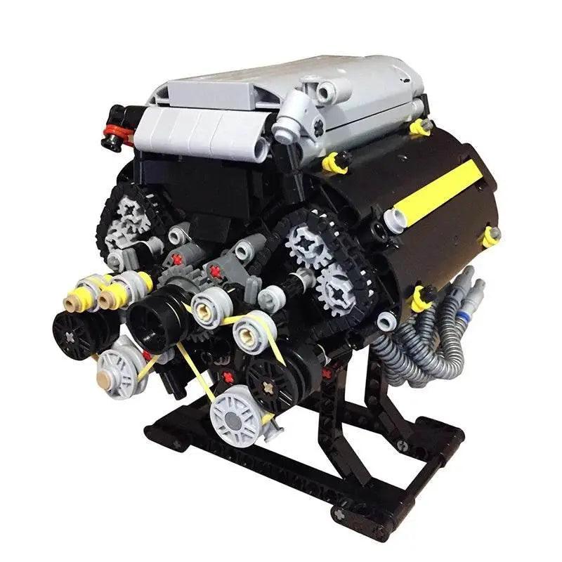  New 871Pcs High-Tech Parts V8 Engine Building Kit Toys -  ToylandEU™