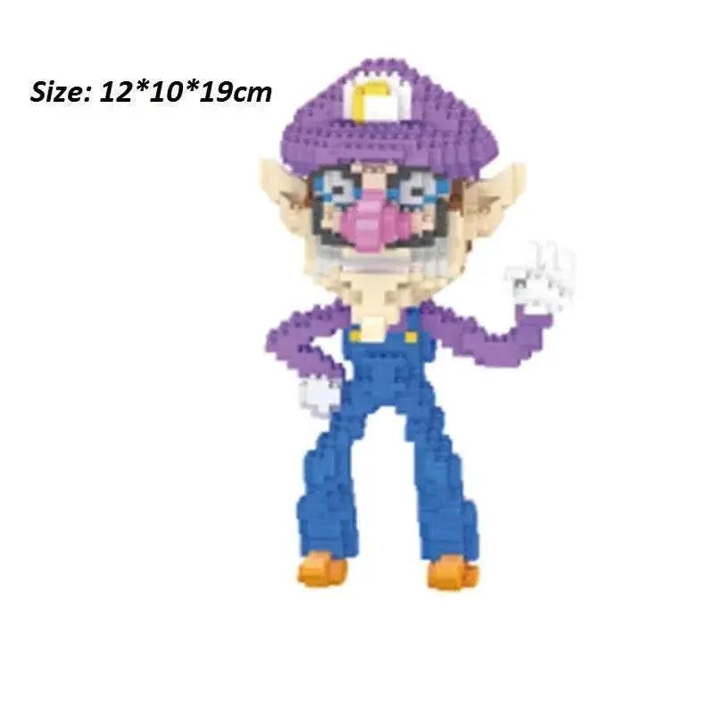  New Anime Mini Blocks Cute Cartoon Peach Luigi Building Bricks Toys for Children Present Bowser Valentine Girls Boy Juguetes -  ToylandEU™
