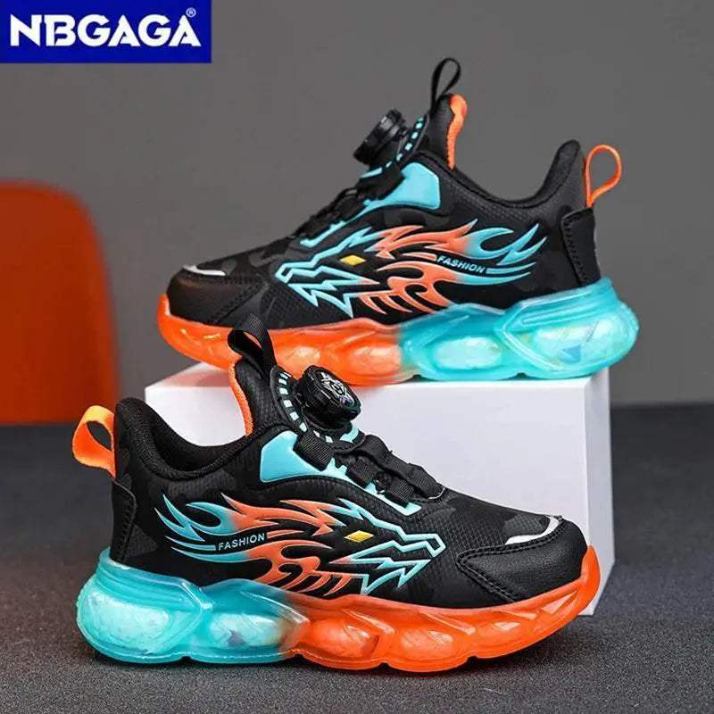 New Anti-skid Leather Kids Sneakers for Boys Running - ToylandEU