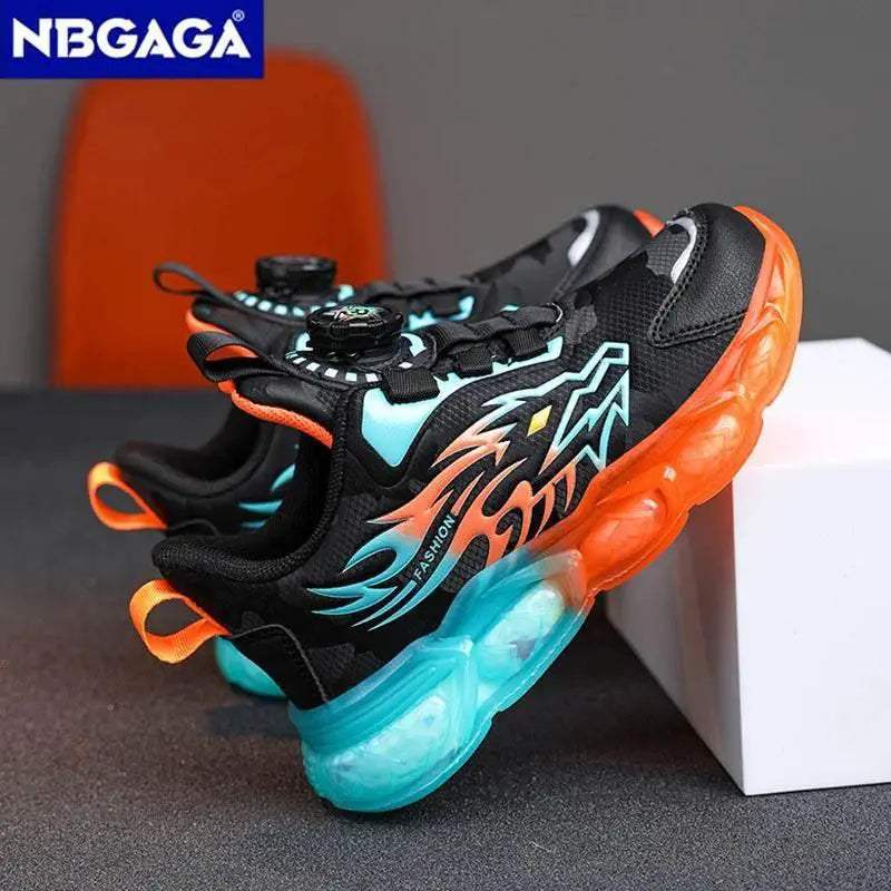 New Anti-skid Leather Kids Sneakers for Boys Running - ToylandEU