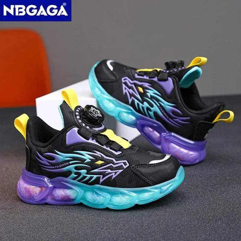New Anti-skid Leather Kids Sneakers for Boys Running - ToylandEU