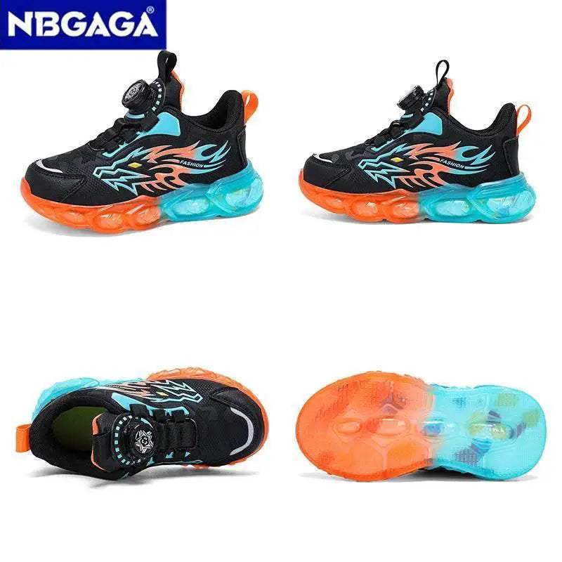 New Anti-skid Leather Kids Sneakers for Boys Running - ToylandEU