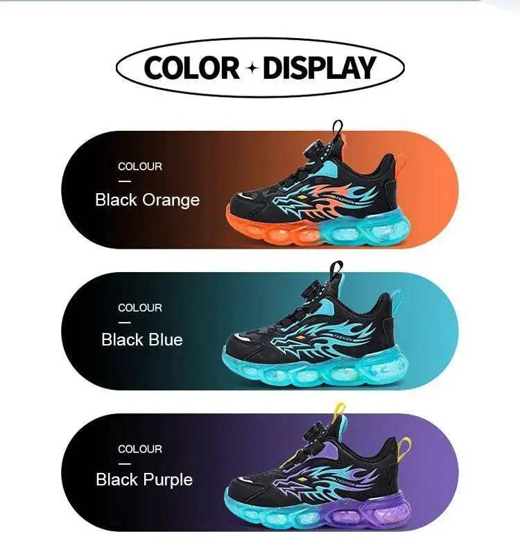 New Anti-skid Leather Kids Sneakers for Boys Running - ToylandEU