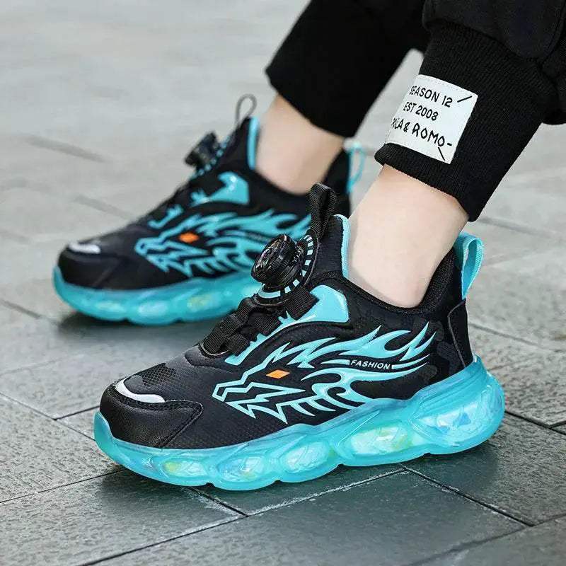 New Anti-skid Leather Kids Sneakers for Boys Running - ToylandEU