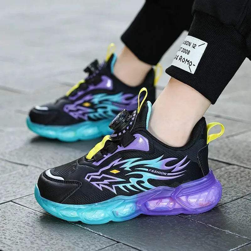New Anti-skid Leather Kids Sneakers for Boys Running - ToylandEU