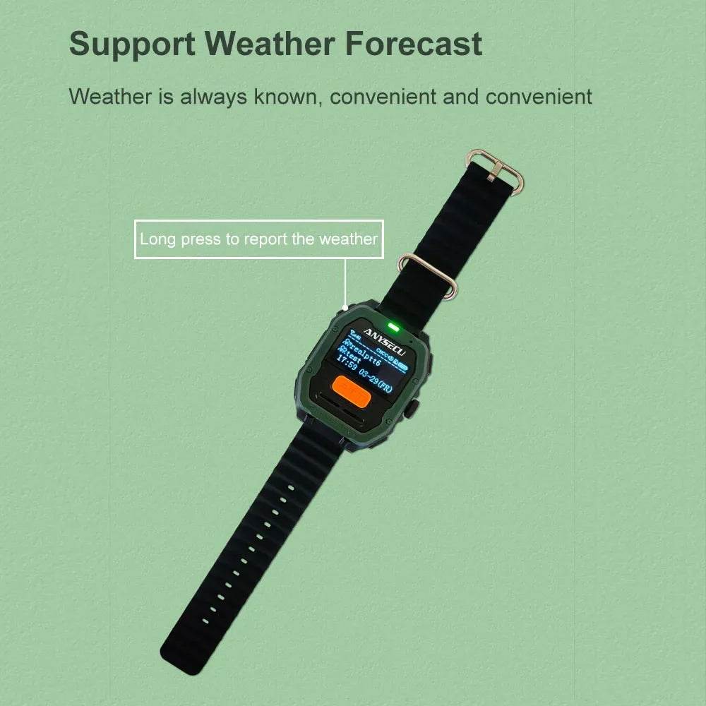 New Anysecu Radio C100 Global PTT Watch Radio Unlimited Talk - ToylandEU