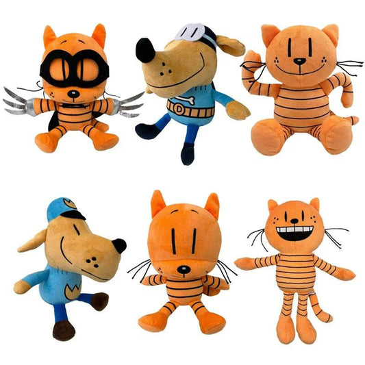 New Arrivial Dog Man Plush Toy Petey Cat Soft Doll Cartoon for Kids Boys Girls Children Birthday Xmas Gift - ToylandEU