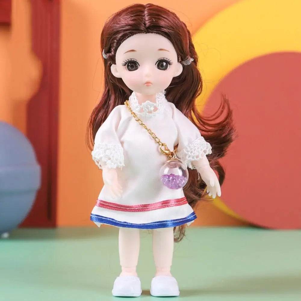 New Birthday Gift 1/12 BJD Doll Toys 16cm 13 Movable Joints - ToylandEU