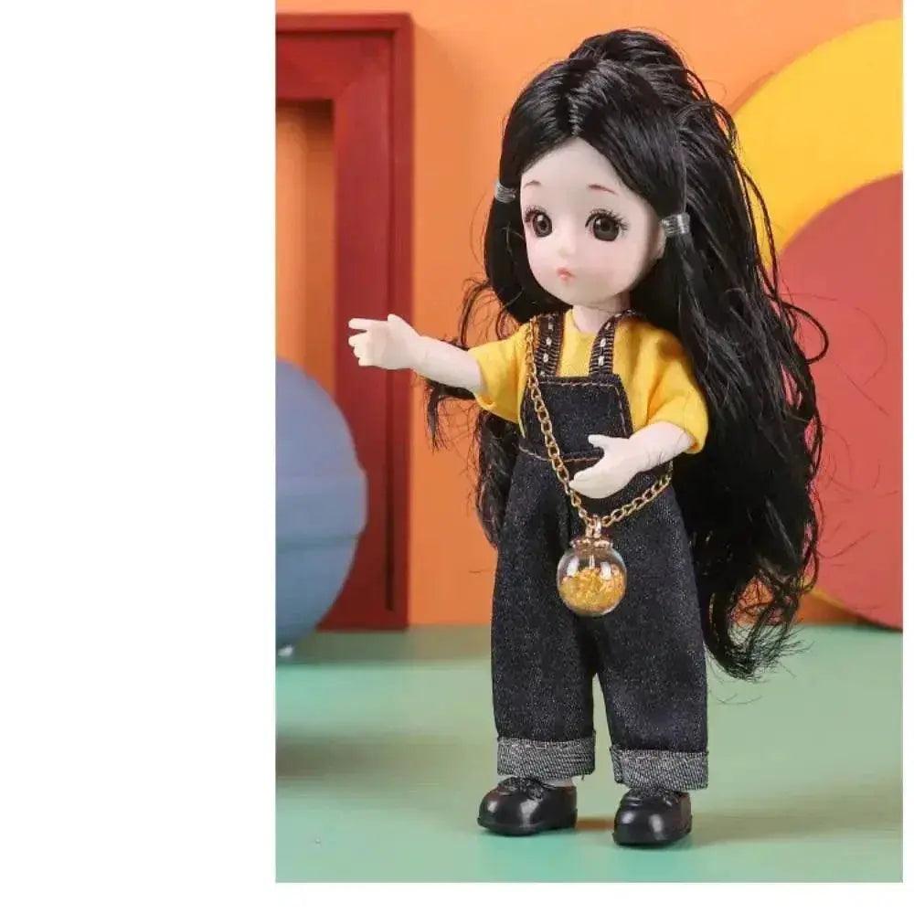  New Birthday Gift 1/12 BJD Doll Toys for Girls 16cm -  ToylandEU™