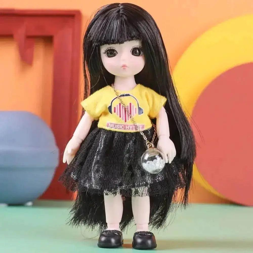  New Birthday Gift 1/12 BJD Doll Toys for Girls 16cm -  ToylandEU™