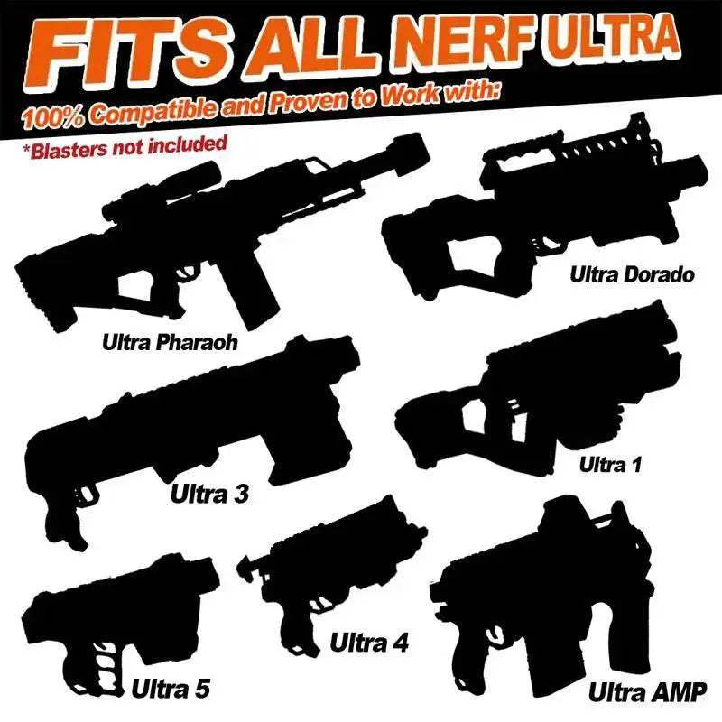  New Black Bullets For Nerf Ultra Toy Guns Refill Pack -  ToylandEU™