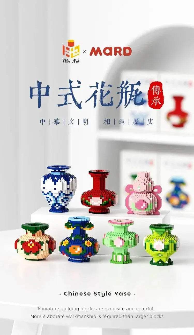 New Blue And White Porcelain Vase Living Room Decoration Toy Gift - ToylandEU