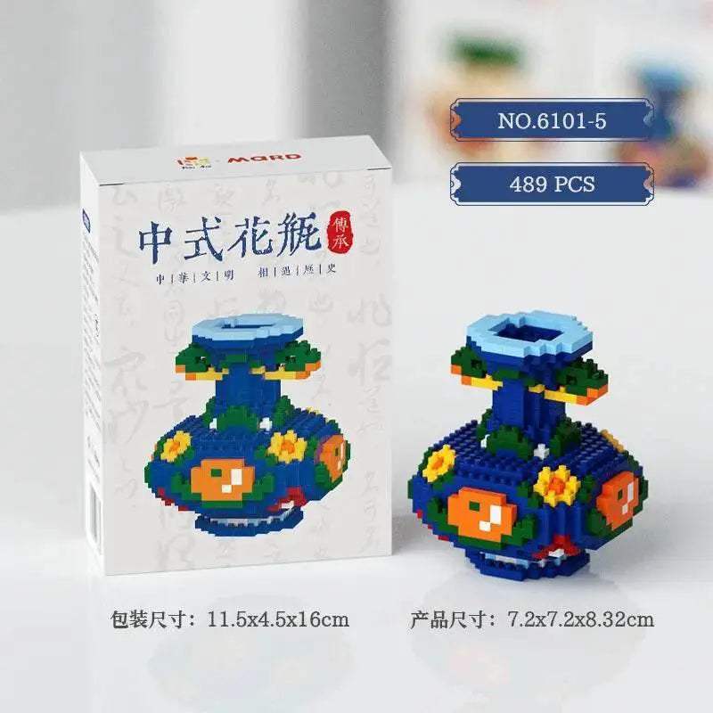New Blue And White Porcelain Vase Living Room Decoration Toy Gift - ToylandEU