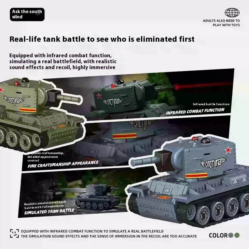 New Desktop Remote Control Tank Infrared Battle For Boys - ToylandEU