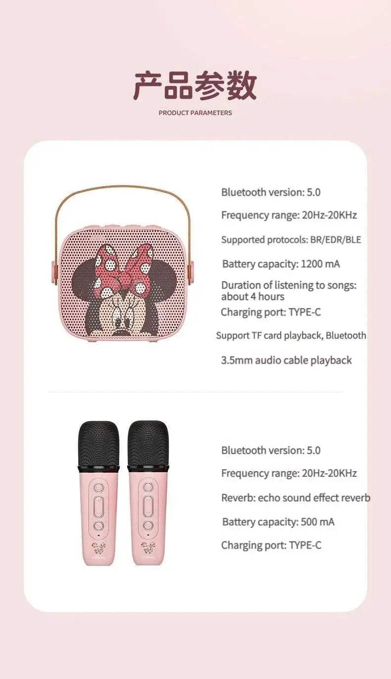  New Disney Wireless Bluetooth Mini Microphone Speaker Set -  ToylandEU™
