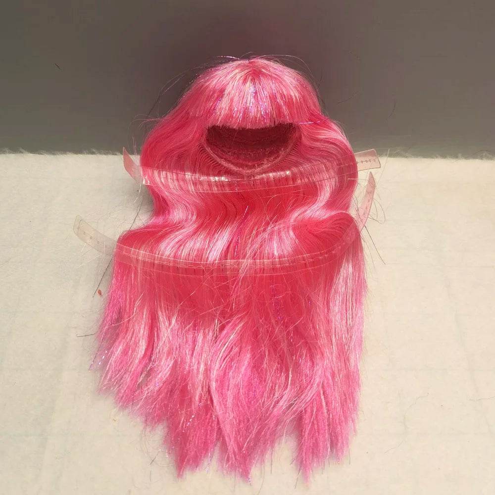 New Doll Head 29cm Rainbow Eyeless For DIY Dress Up - ToylandEU