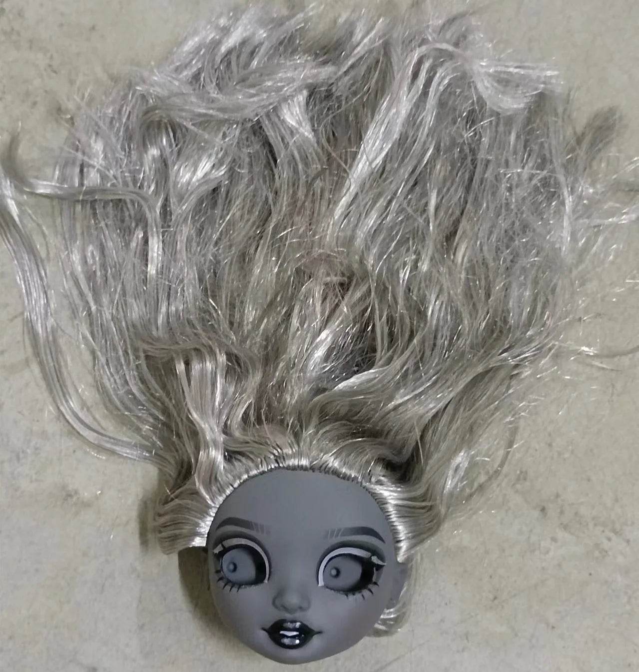 New Doll Head 29cm Rainbow Eyeless For DIY Dress Up - ToylandEU