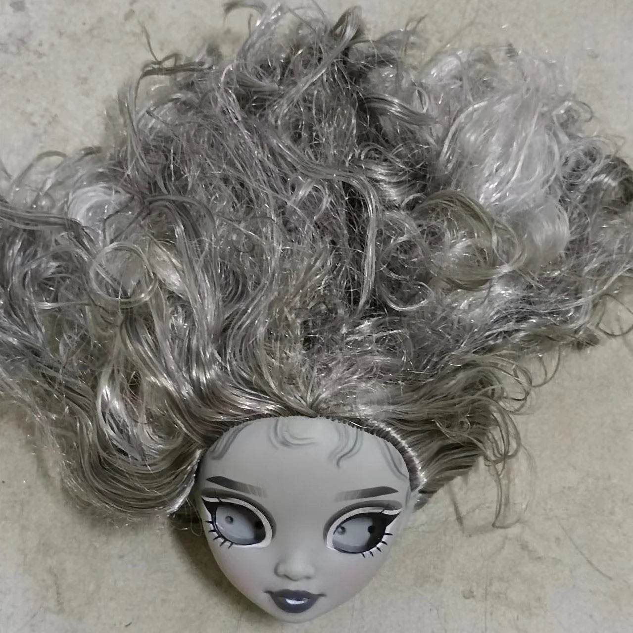 New Doll Head 29cm Rainbow Eyeless For DIY Dress Up - ToylandEU