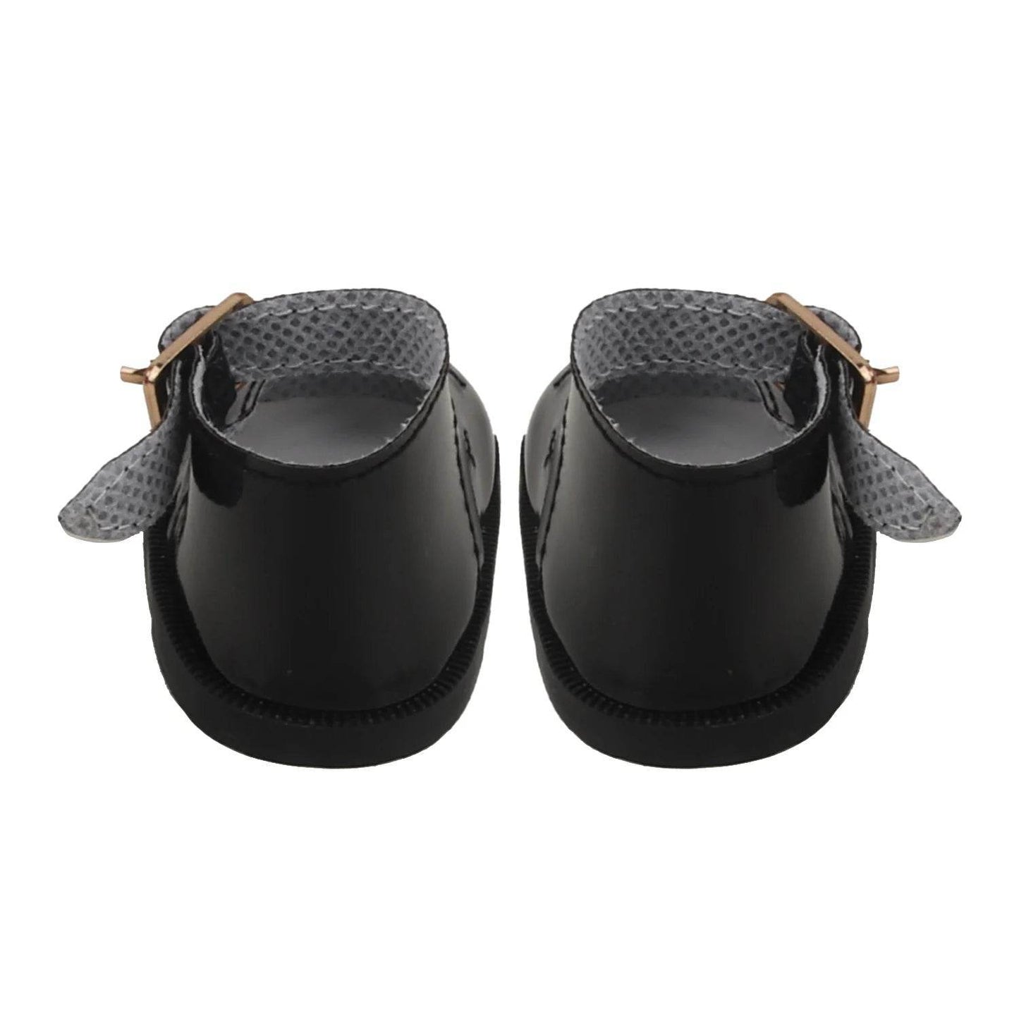 New Doll Shoes Cute PU Leather Heart Cutout Design 7cm Size For 18 Inch American Dolls - ToylandEU