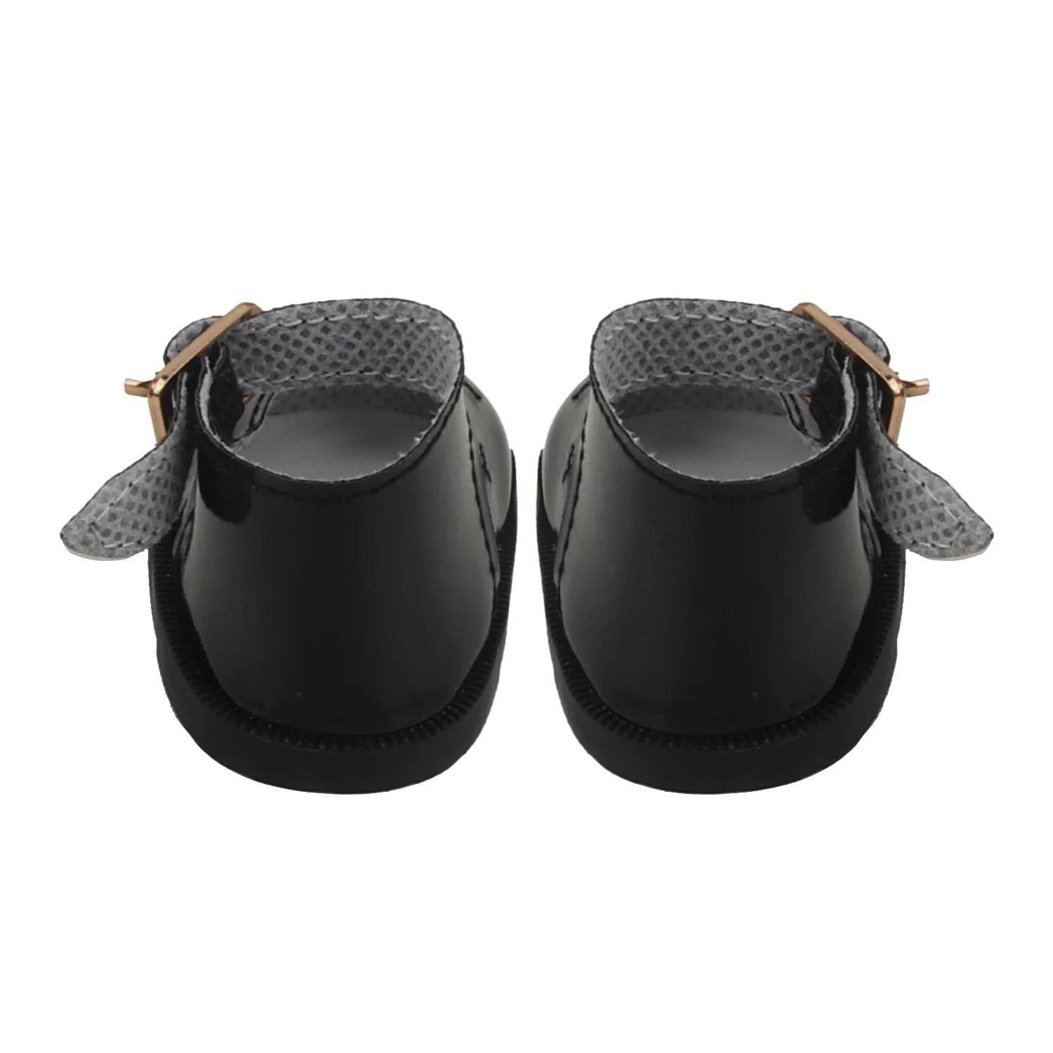 New Doll Shoes Cute PU Leather Heart Cutout Design 7cm Size For 18 Inch American Dolls - ToylandEU