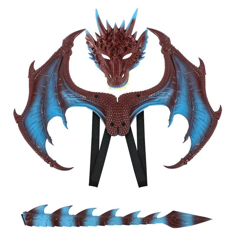 New Dragon Mask Rubber Prop For Kids Halloween Cosplay - ToylandEU