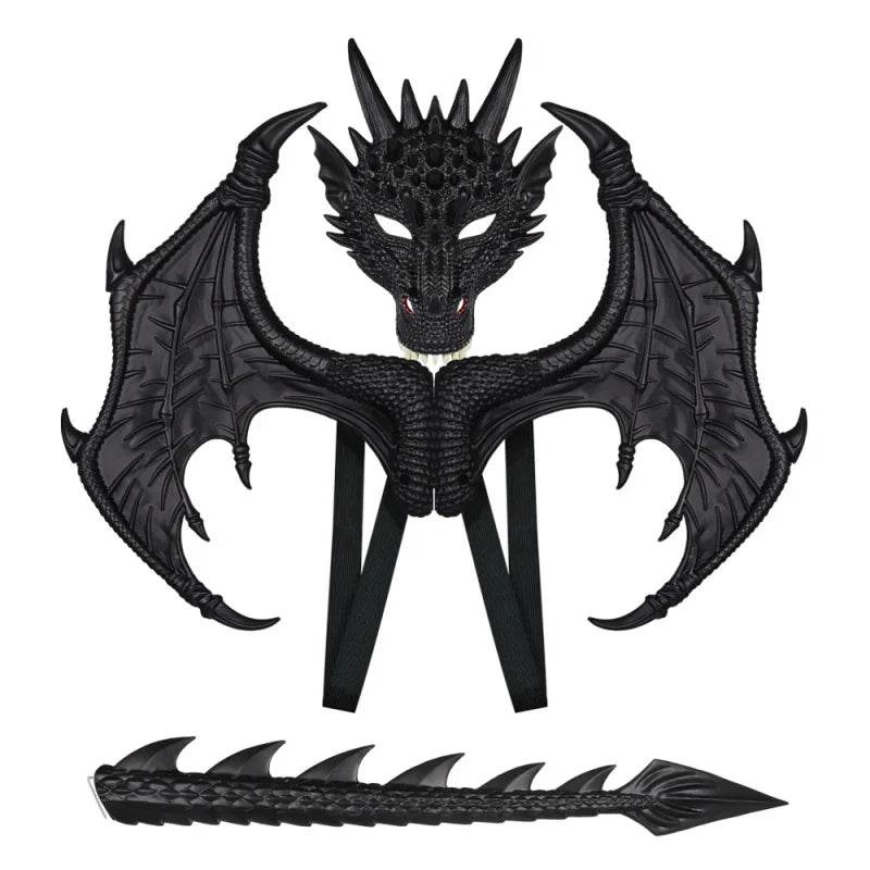 New Dragon Mask Rubber Prop For Kids Halloween Cosplay - ToylandEU