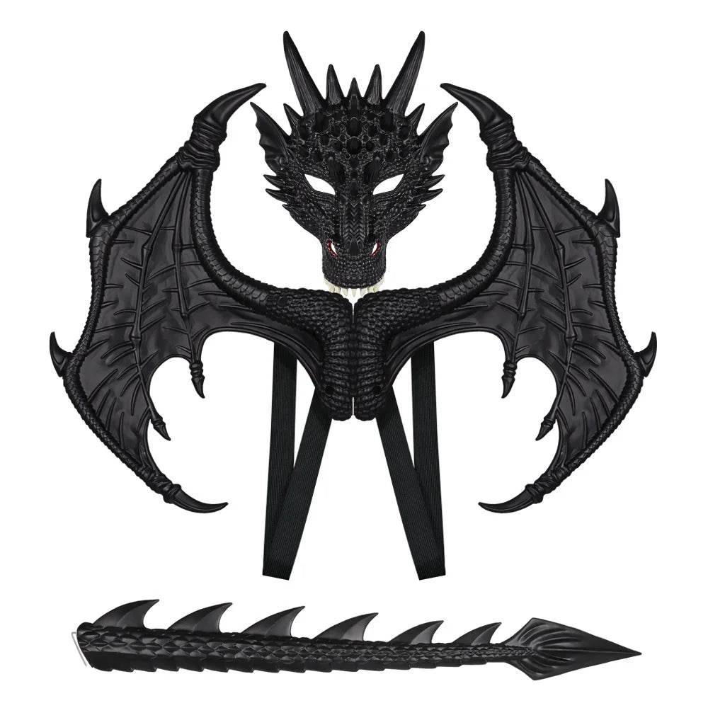New Dragon Mask Rubber Prop For Kids Halloween Cosplay - ToylandEU