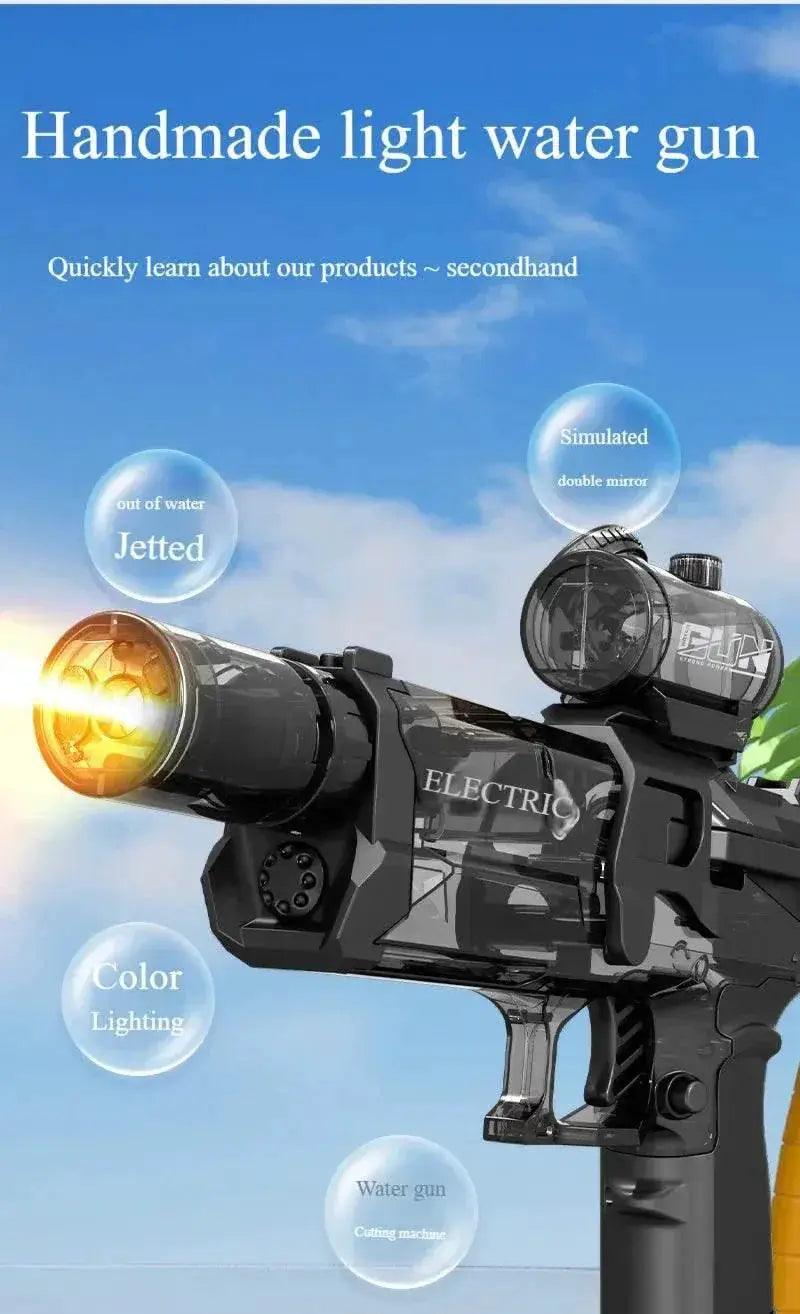  New Electric Automatic Water Gun With Light High-Speed Blast -  ToylandEU™