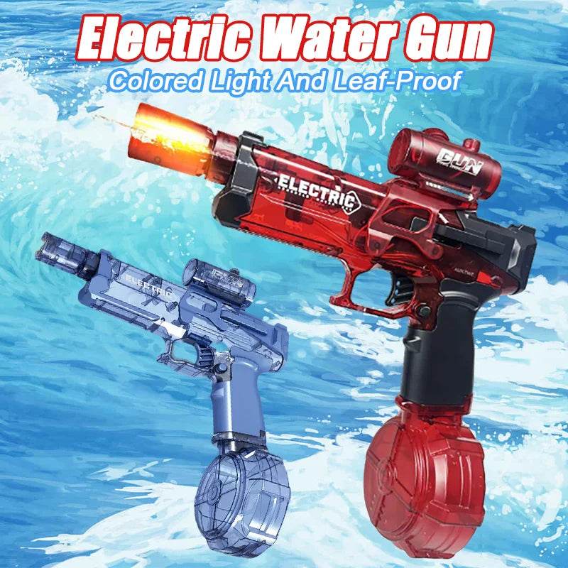 New Electric Water Gun With Light Sprays High-Pressure Toys - ToylandEU