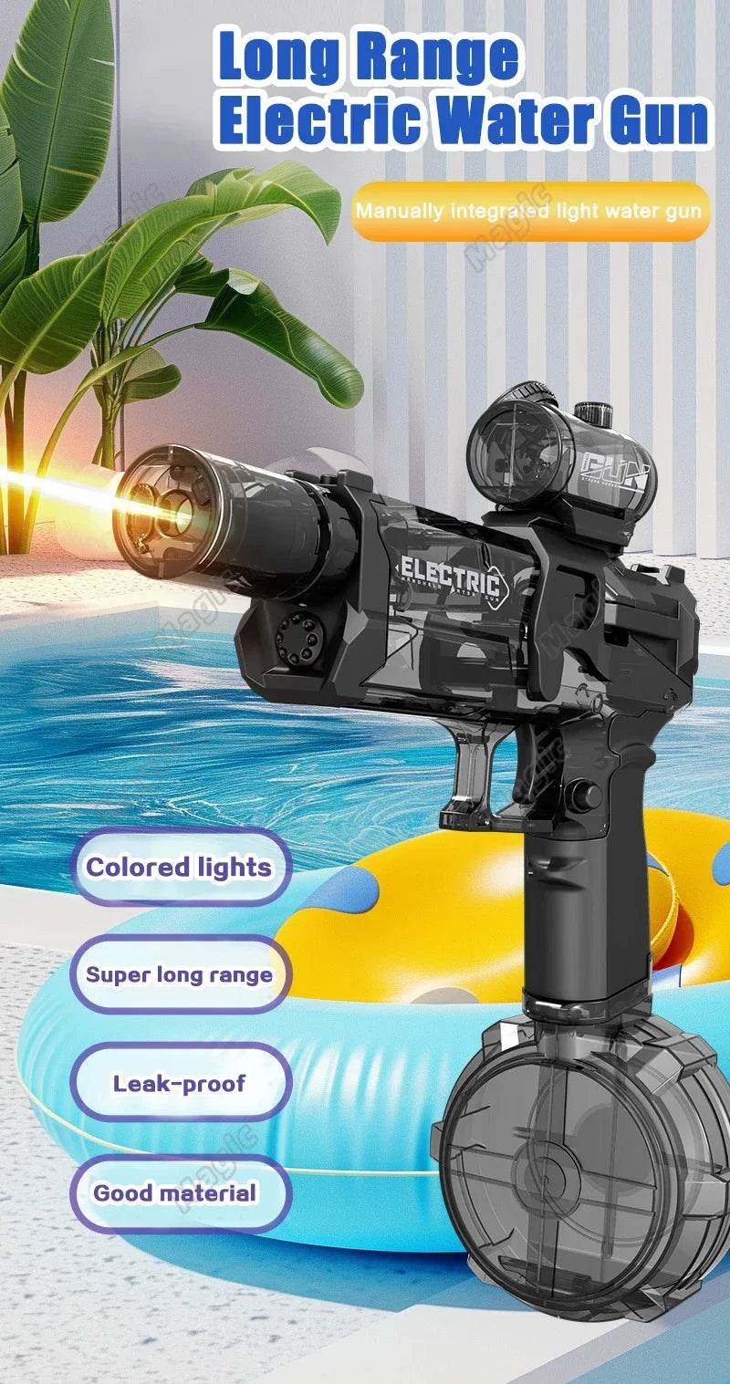 New Electric Water Gun With Light Sprays High-Pressure Toys - ToylandEU